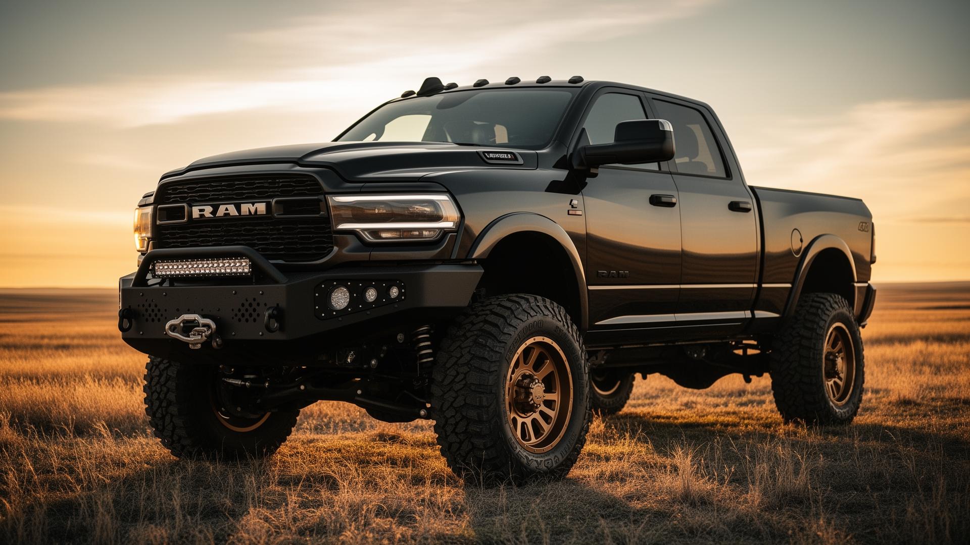 2021 Ram 2500 Cummins - Project Midnight custom build by 1776 Kustom Truck Fab